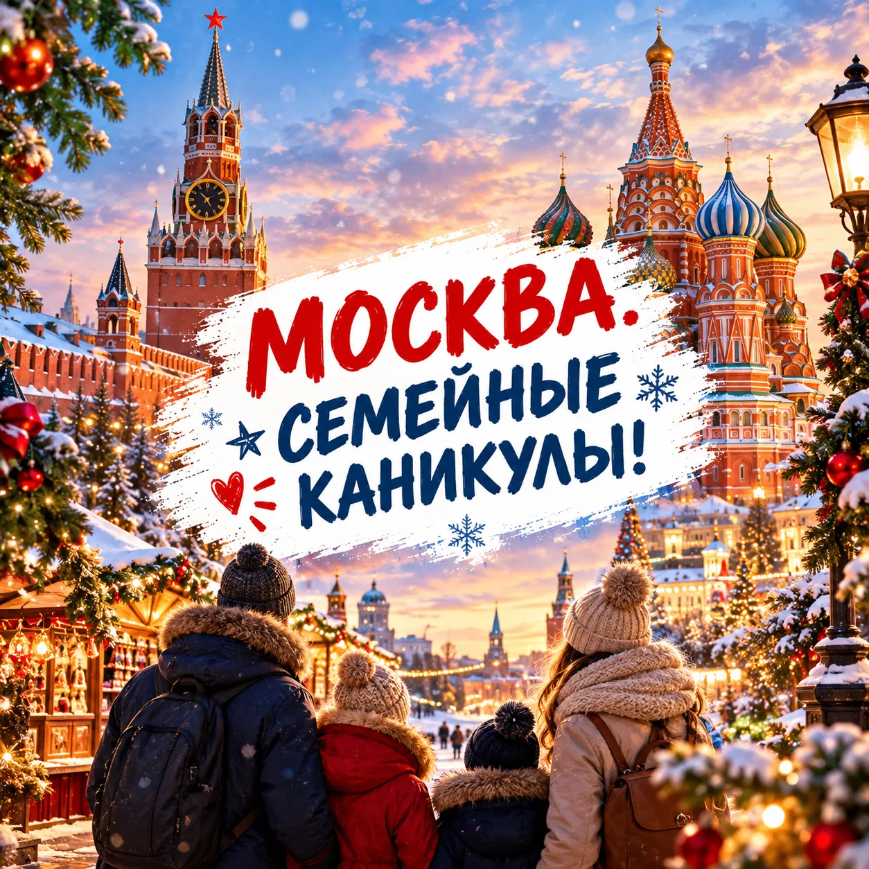 🎄 МОСКВА. СЕМЕЙНЫЕ КАНИКУЛЫ!