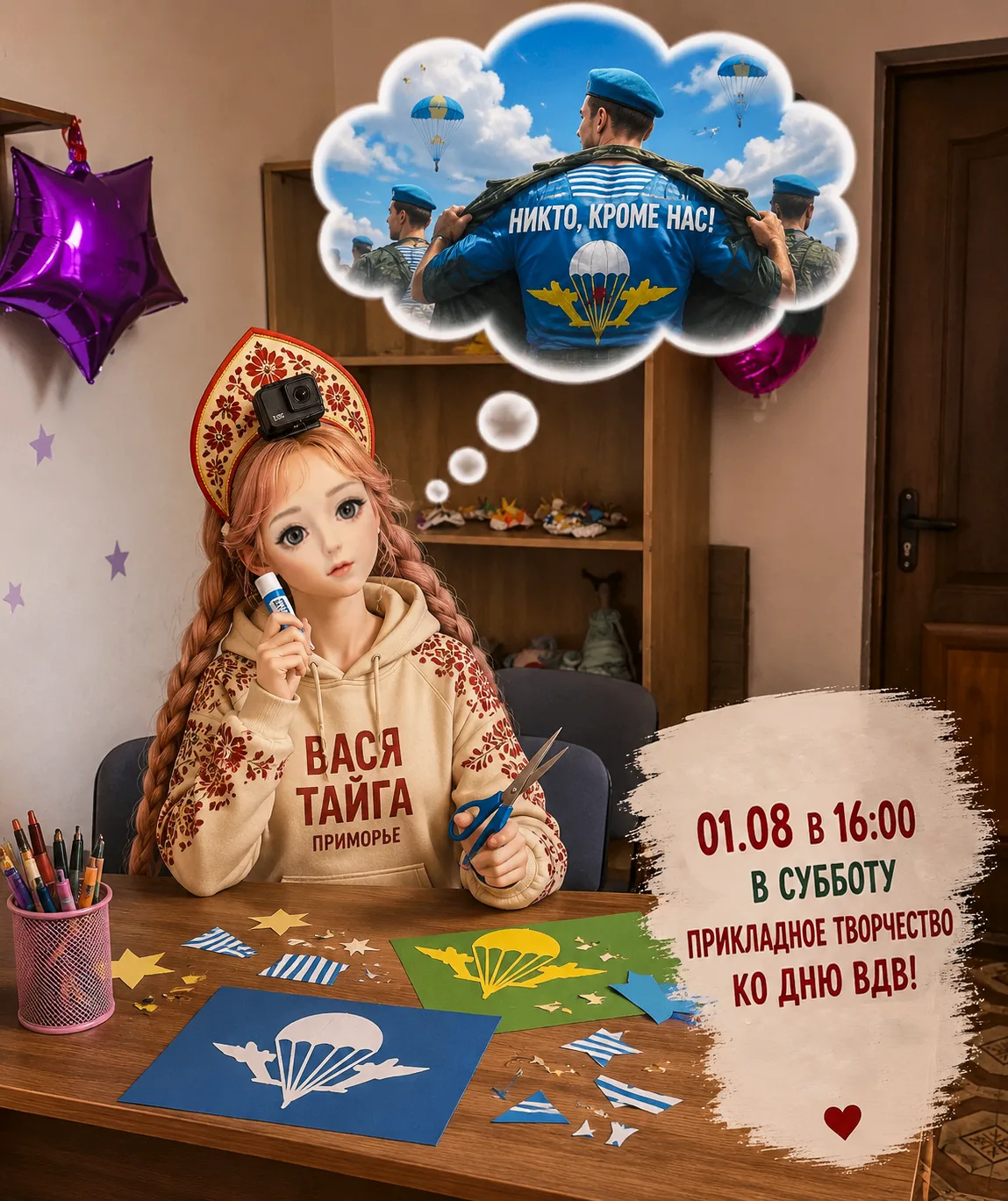 Сидела я сегодня в нашем творческом кабинете, вырезала, клеила и думала, как же интерес...