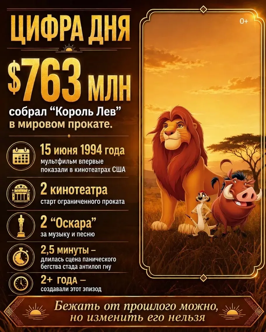 Многие видят в сюжете мультфильма «Король Лев» (0+)  отсылки к «Гамлету»: отец-король, коварный дядя