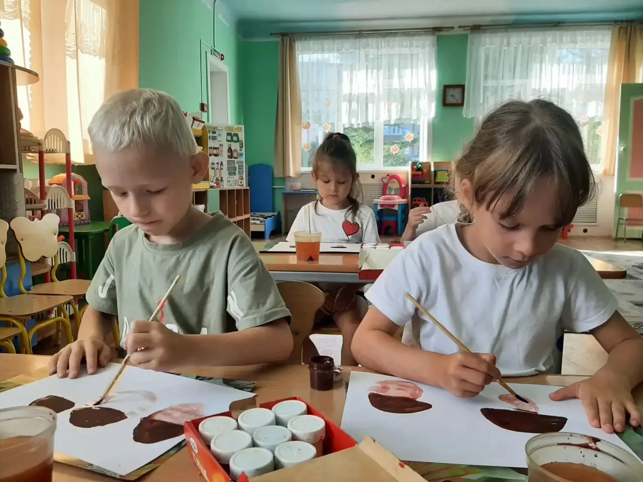🍄 Рисование в подготовительной группе: «Грибочки»