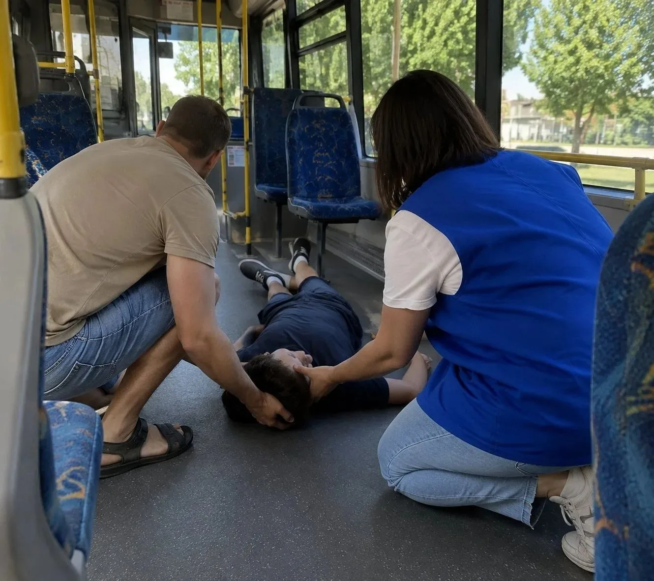 🙏 В Балахне водитель и кондуктор автобуса №203 спасли подростка, которому стало плохо ...