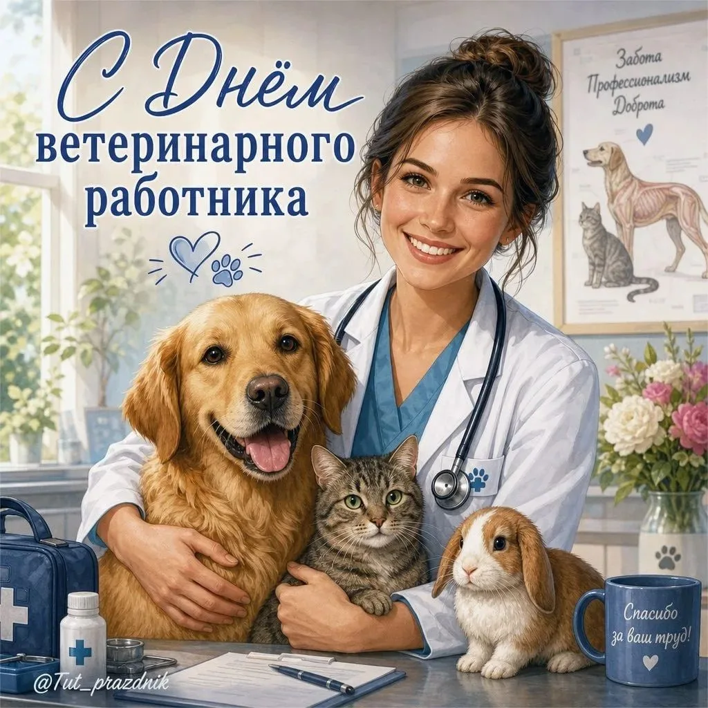🐾 31 августа — День ветеринарного работника