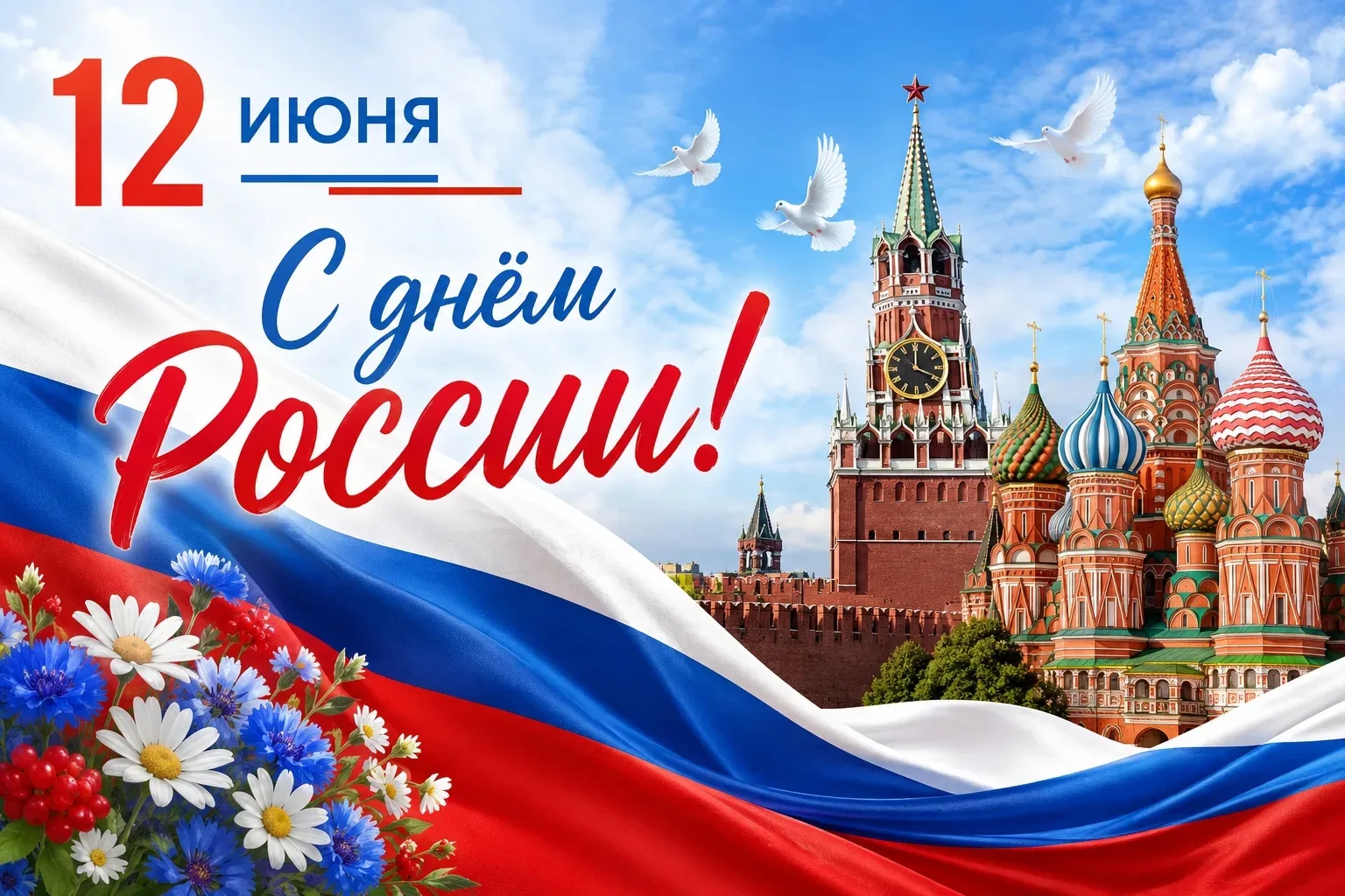🇷🇺 12 июня наша страна отмечает один из главных государственных праздников — День России. Это симв