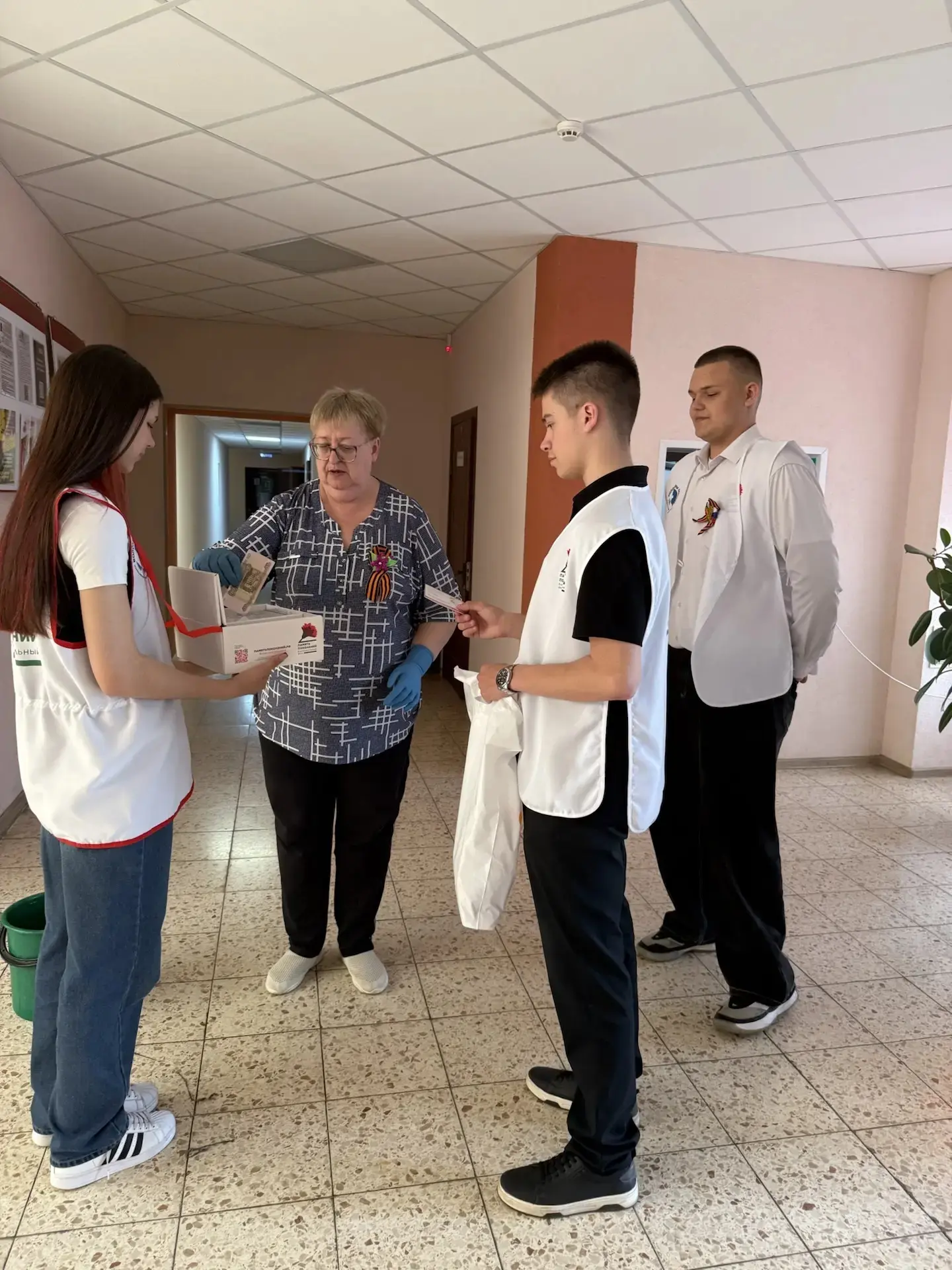 Волонтёры Победы из МКОУ «Богучарская СОШ №2 имени Героя Советского Союза Я.М. Котова» приняли участ