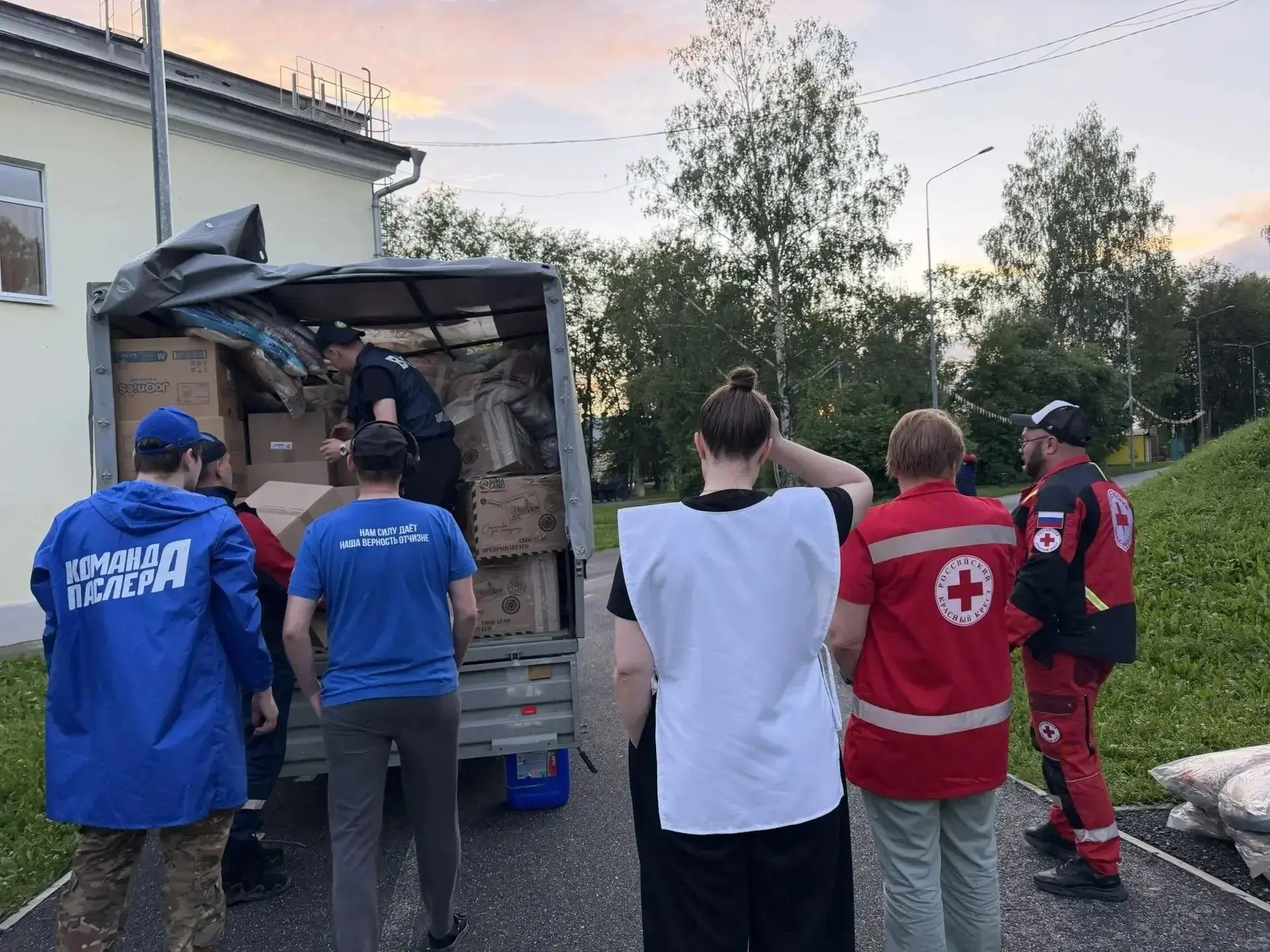 Гуманитарная помощь в Кушву поступает круглосуточно