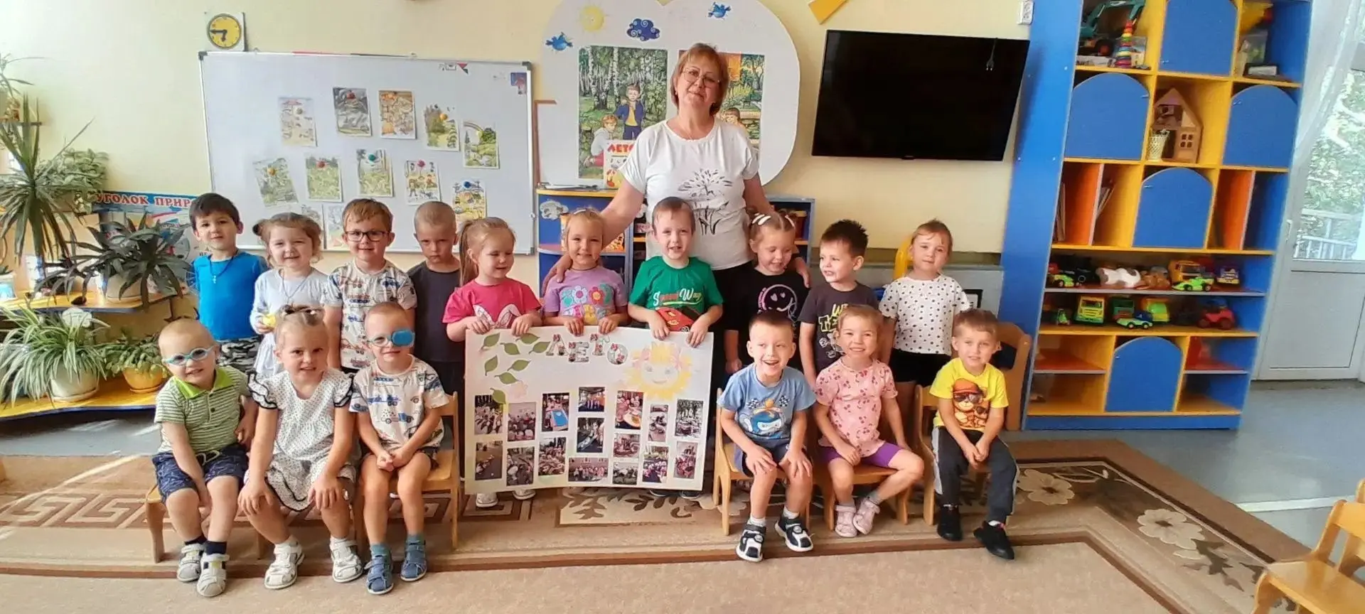🌞 Лето в детском саду: создание стенгазеты своими руками 👦👧