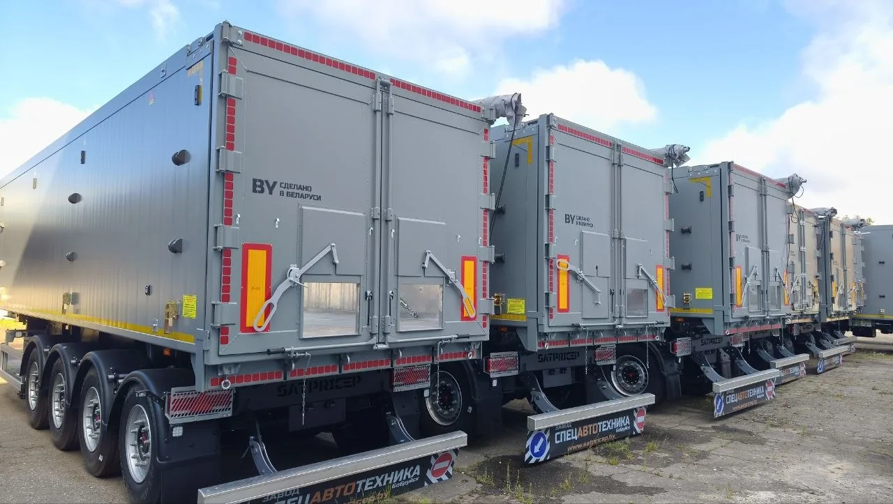 🚚 Самосвальные полуприцепы SAT500 с алюминиевым кузовом — в наличии!