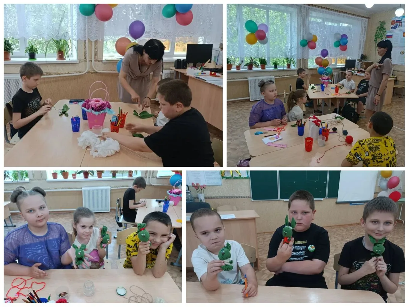 Сегодня в пришкольной тематической площадке "Дружба", на базе ГБОУ ЛНР "СШ #2", в преддверии праздно