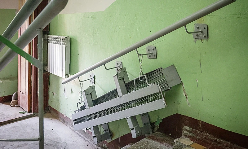 Доступная среда: подъезд на Целинной, 45 оборудовали пандусом.