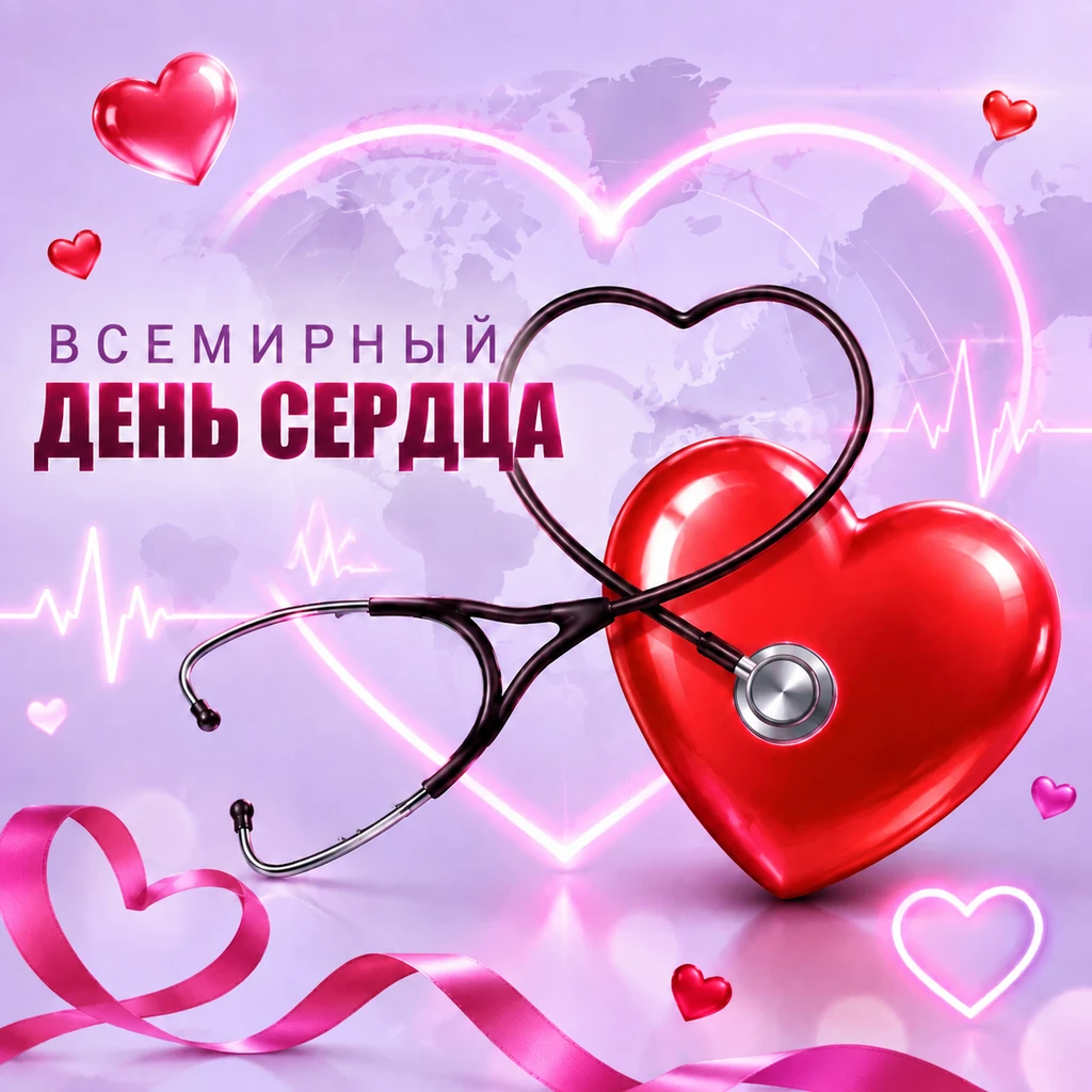 ❤ 29 сентября — Всемирный день сердца. Впервые был организован в 1999 году по инициатив...