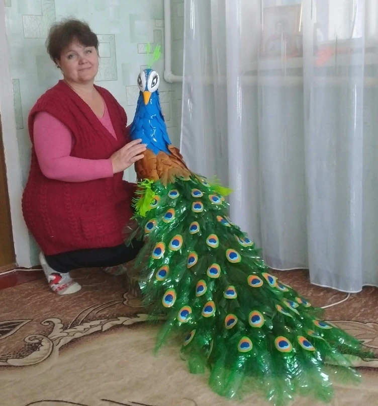 🦚Мама на даче создает вот таких птиц! На Вашу оценку, как вам?