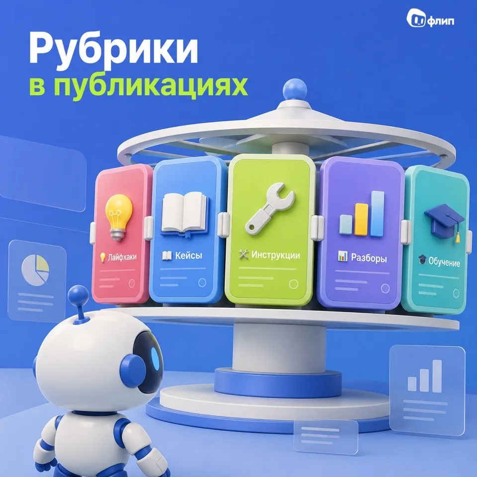 💪🏼 Рубрики делают канал сильнее

Хороший канал не только про интересные публикации. Важно, чтобы у