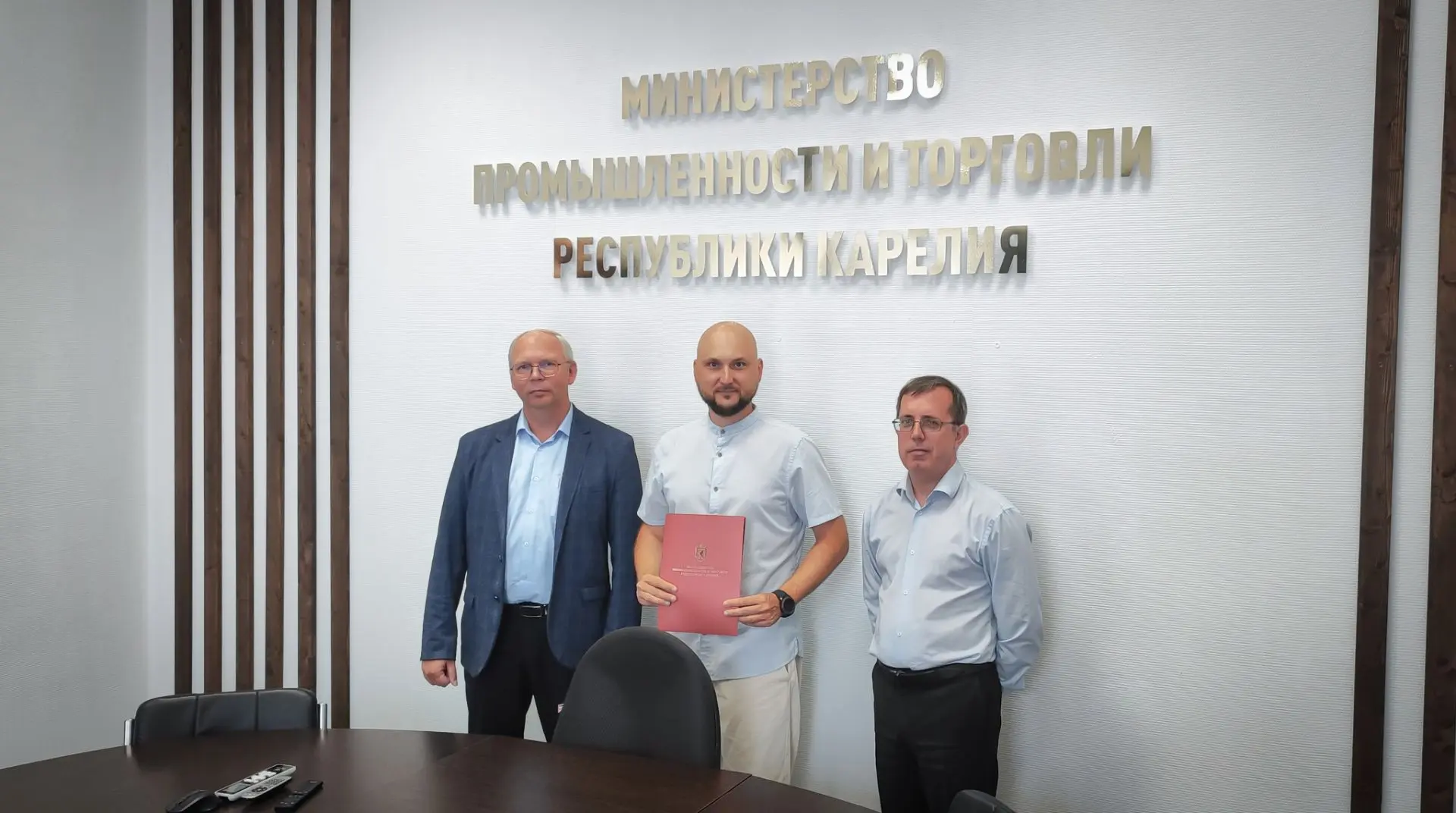 Поздравление и награждение от Минпромторг.