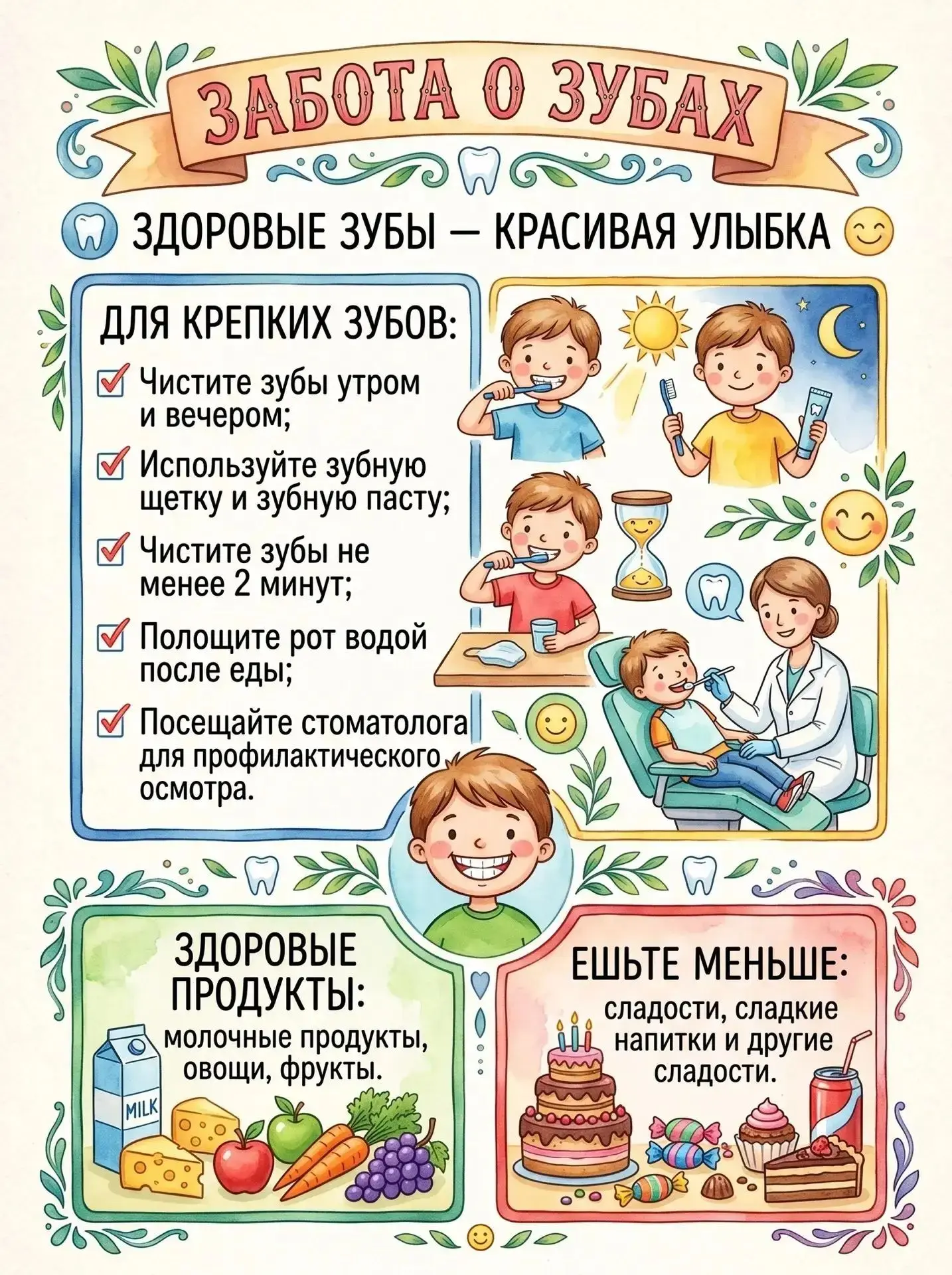 Чистые ладошки и опрятный вид: учим детей личной гигиене с улыбкой! 🫧🦷
Как объяснить малышам, заче
