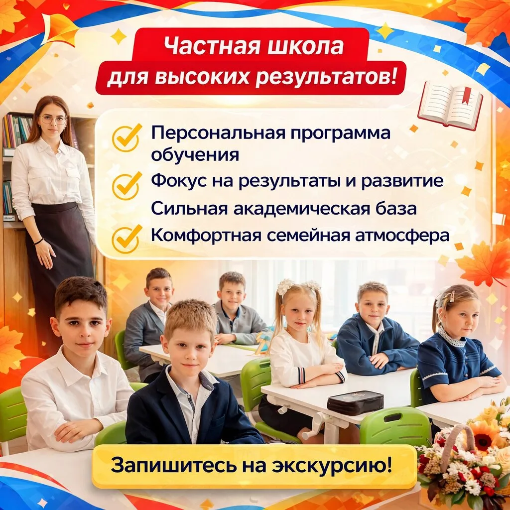 Частная школа в ЮВАО Москвы. С 9 до 18. Трансфер, кружки