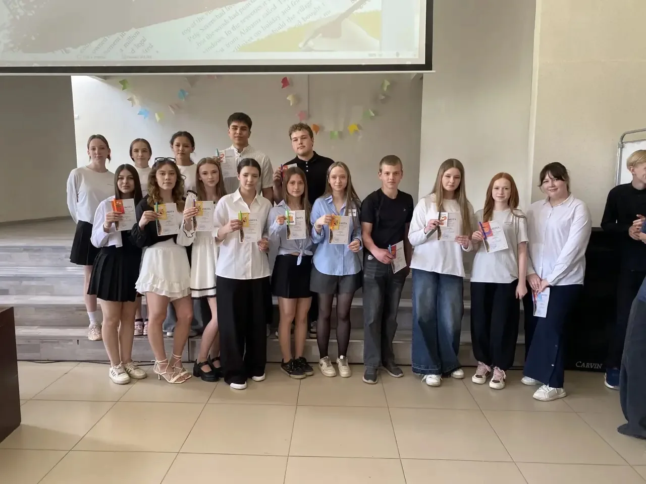 Вчера в нашей школе прошла Торжественная линейка «Школьная аллея звёзд»🌟 для обучающих...