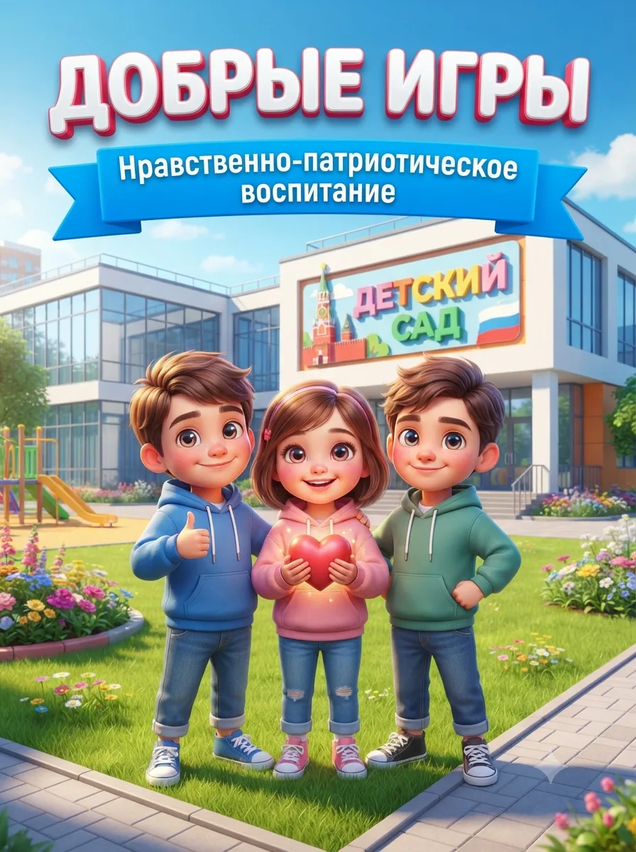 Наш детский сад присоединяется к федеральному проекту «Добрые игры»!