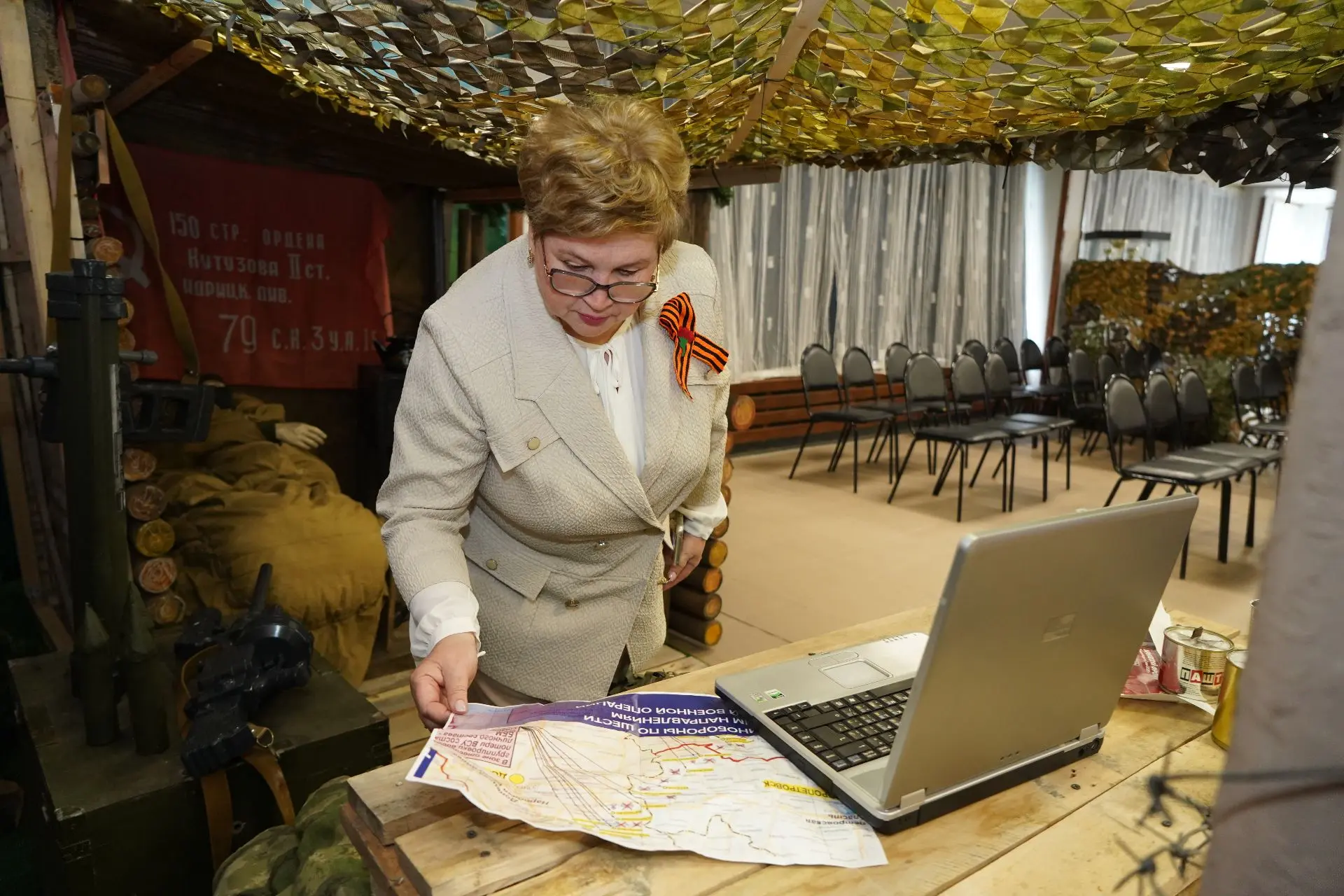 Военно-патриотический проект «Подвиг и честь» объединил сердца. В ПЭК ГГТУ в преддверии Дня Победы п
