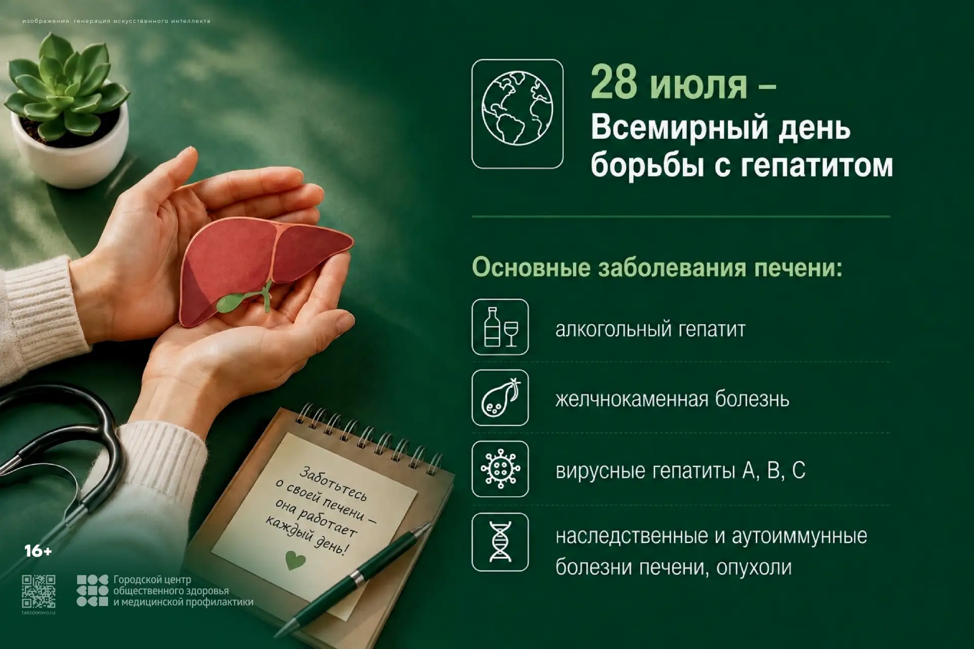 28 июля - Всемирный день борьбы с гепатитом

❗️мы ВКонтакте https://vk.ru/dgp19 
❗️наш сайт http://d