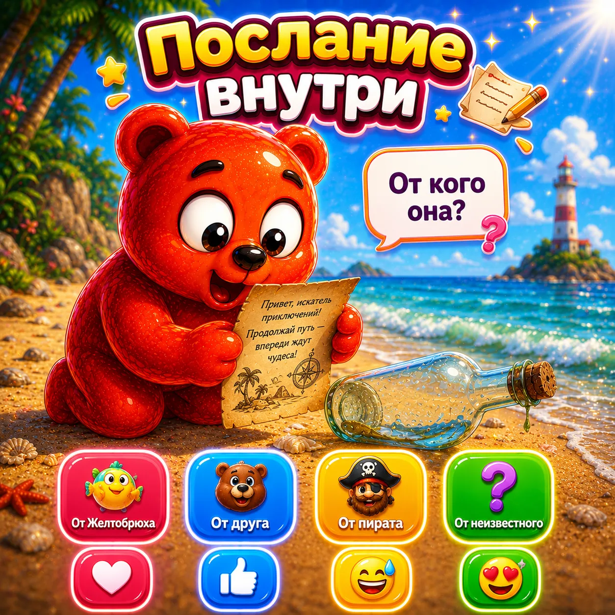 📝🐻 Послание внутри