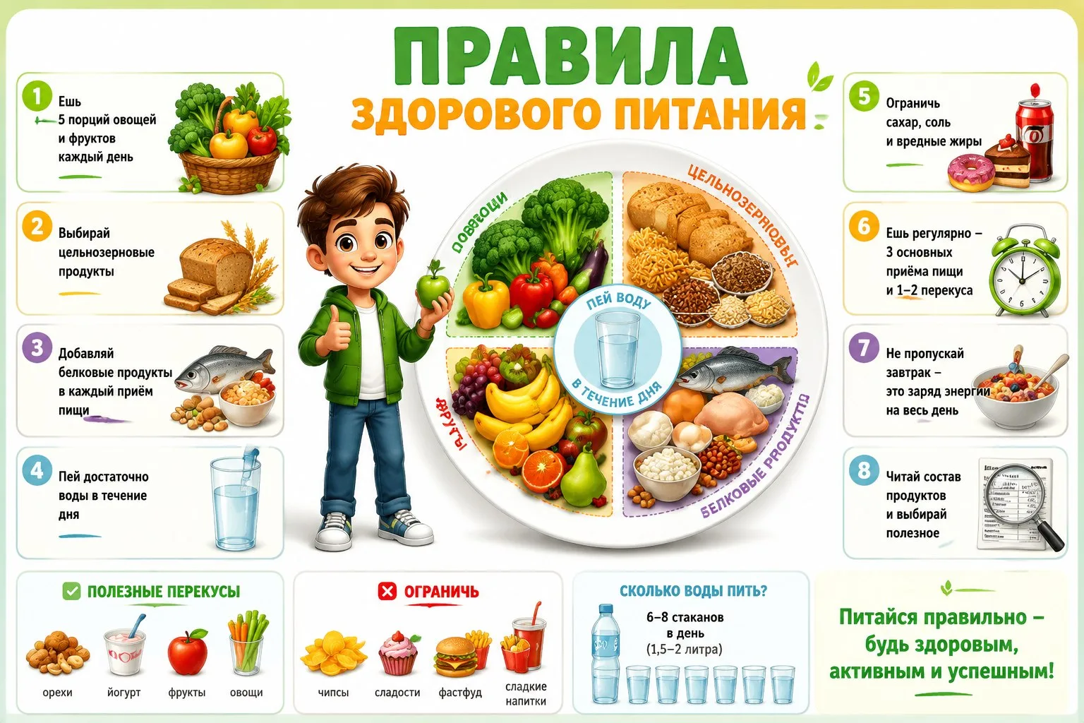Правильное питание — это не скучно, а очень вкусно и полезно!