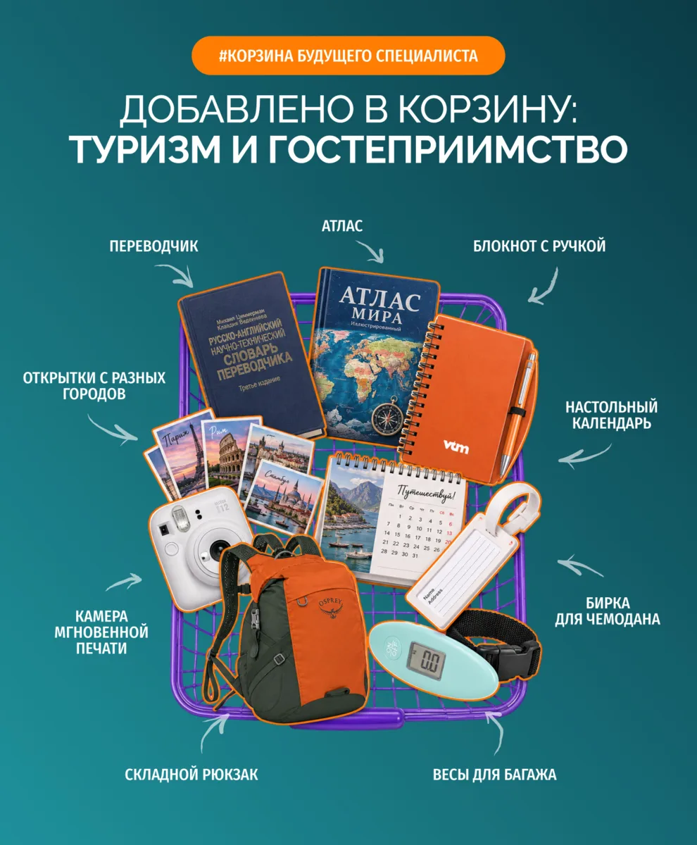 Если бы маркетплейс знал, что ты поступаешь на «Туризм и гостеприимство», рекомендации ...