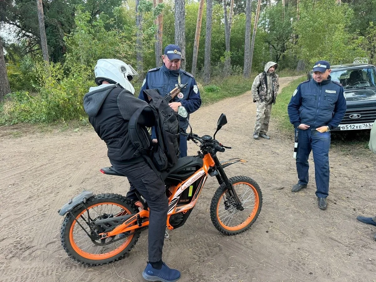 ❗️В тольяттинских лесах ловят мото-нарушителей