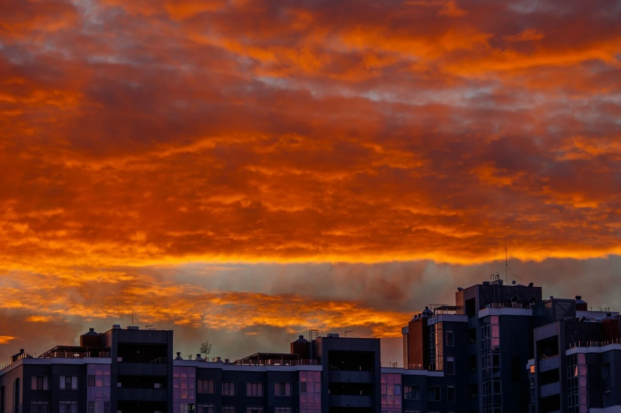 Великолепный закат в Белгороде