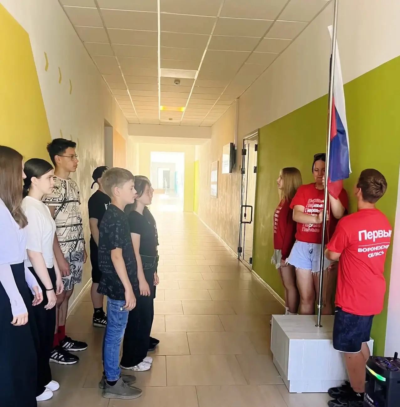 ☀️🤗💥
Сегодня  прошёл  невероятно яркий день лагерной смены с Первыми.1️⃣  Атмосфера была наэлектри