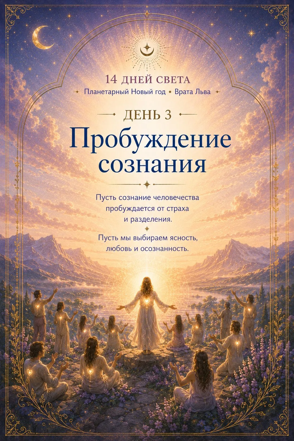 Проект «14 дней Света»

Предлагаем вам прожить период Планетарного Нового года и Врат Льва как время
