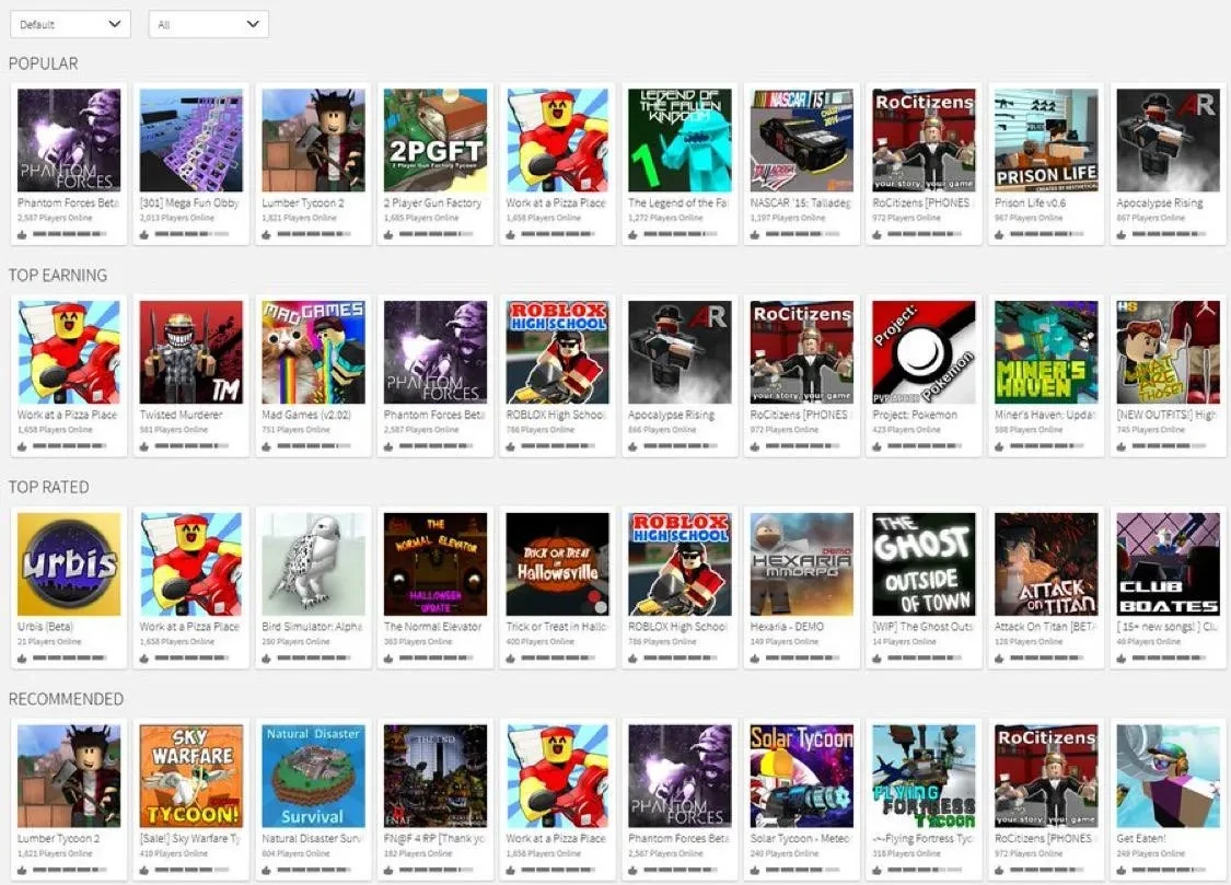 Так выглядел Roblox 10 лет назад 🥲