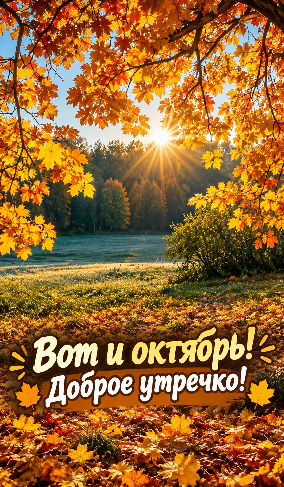 Первый день октября 🍁