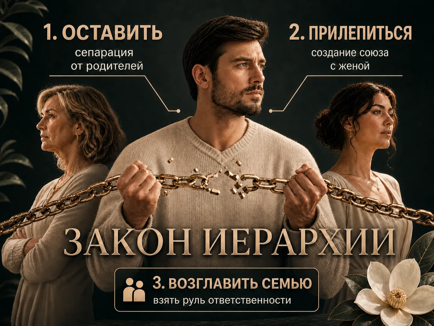 Почему мужчина выбирает родителей, а не вас?