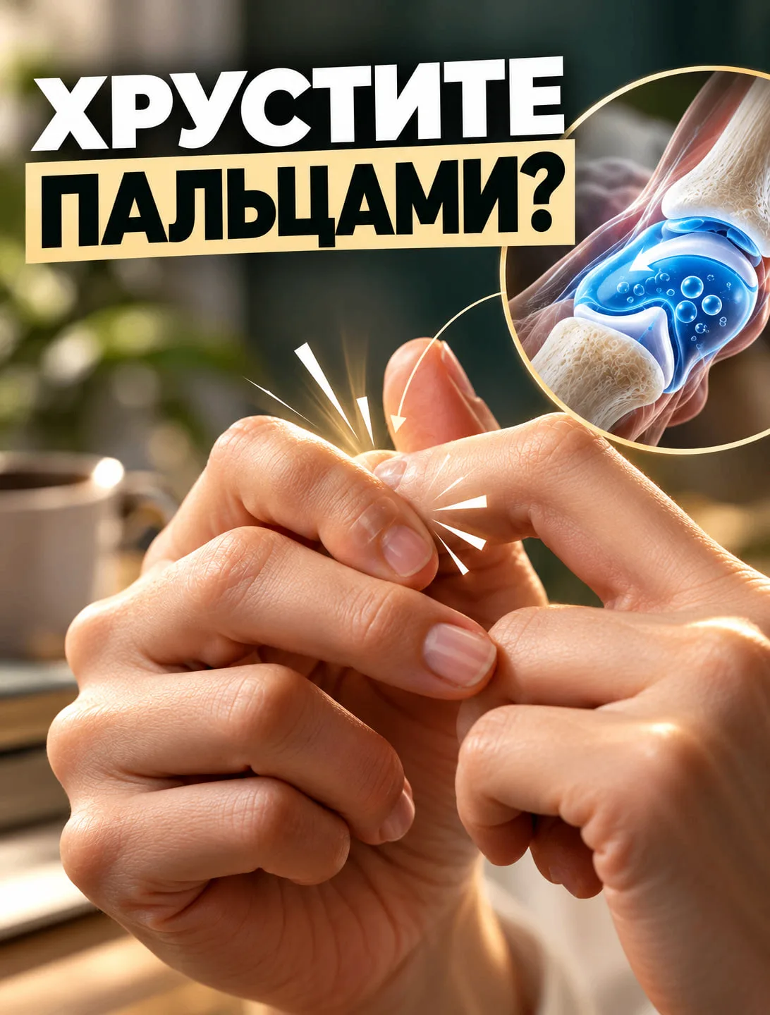 🦴 Хрустите пальцами? А вам тоже говорили: «Будешь хрустеть — заработаешь артрит»?