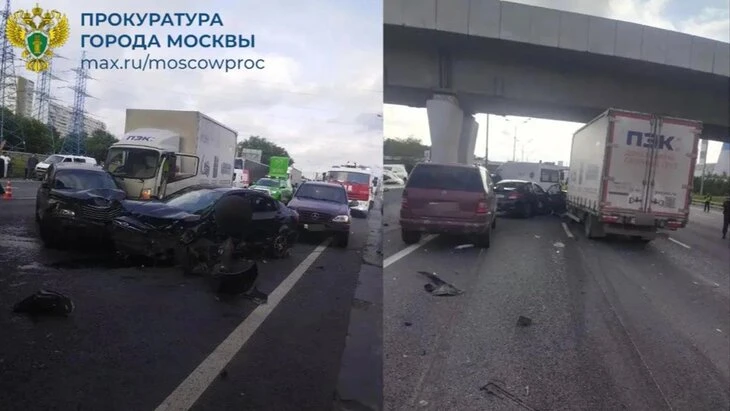 Один человек погиб в ДТП с участием 5 автомобилей на МКАД в Москве. Об этом сообщили в пресс-службе 