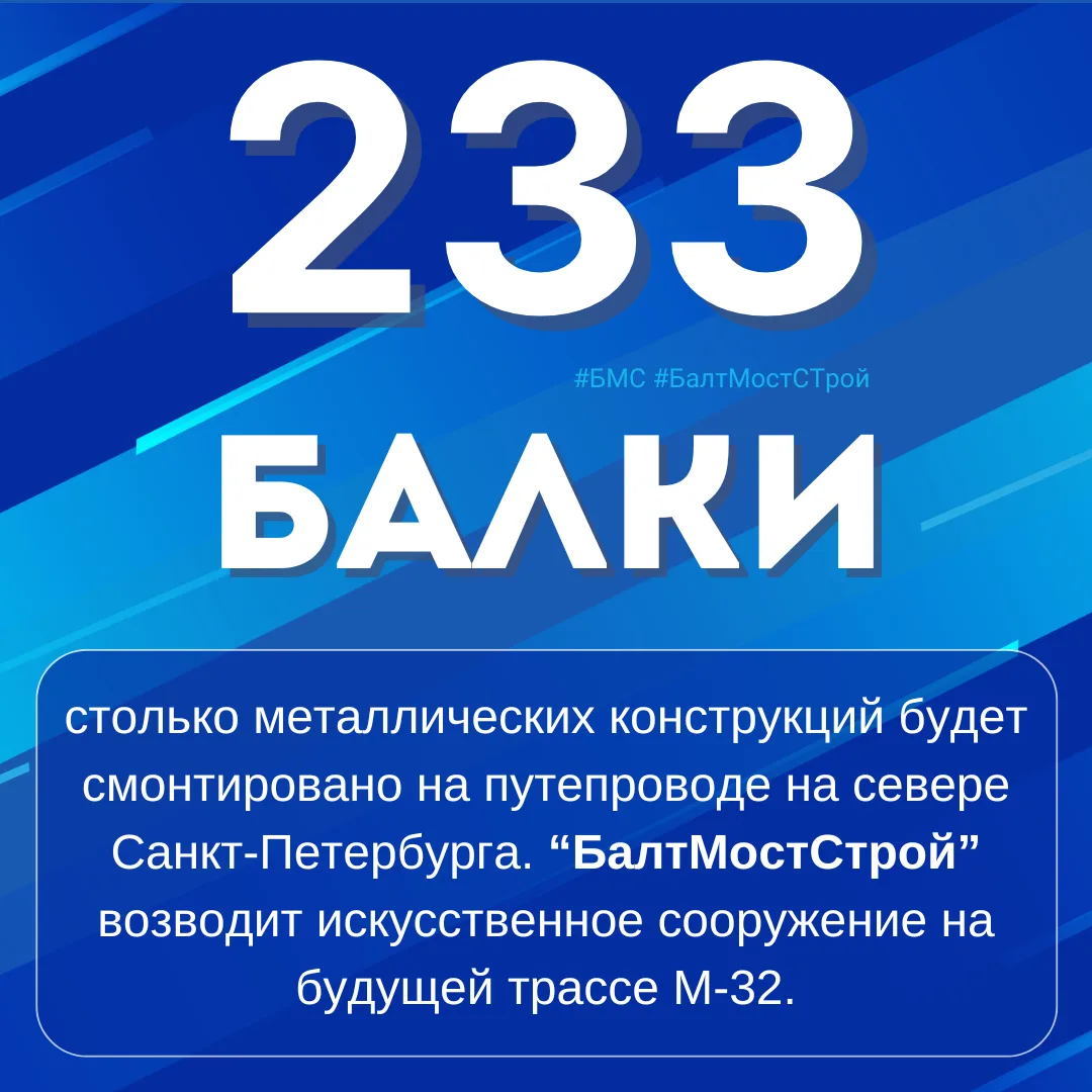 "БалтМостСтрой" в цифрах.