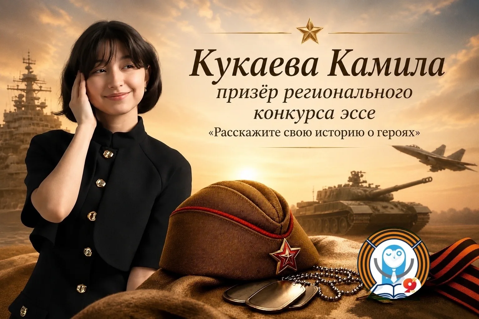 ✨ История, написанная ❤️сердцем ✨  Ученица 9Д класса школы «Перспектива» — Камила Кукаева — стала пр