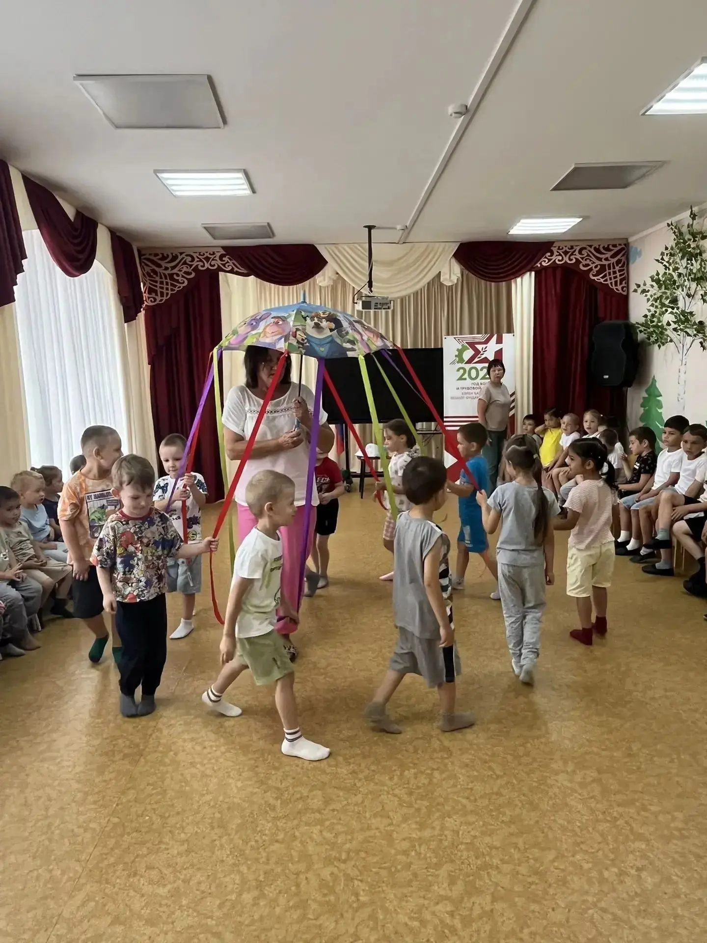 💫В детском саду «Берёзка» (с. Базарные Матаки) прошло спортивное мероприятие «Играем в любимые наро