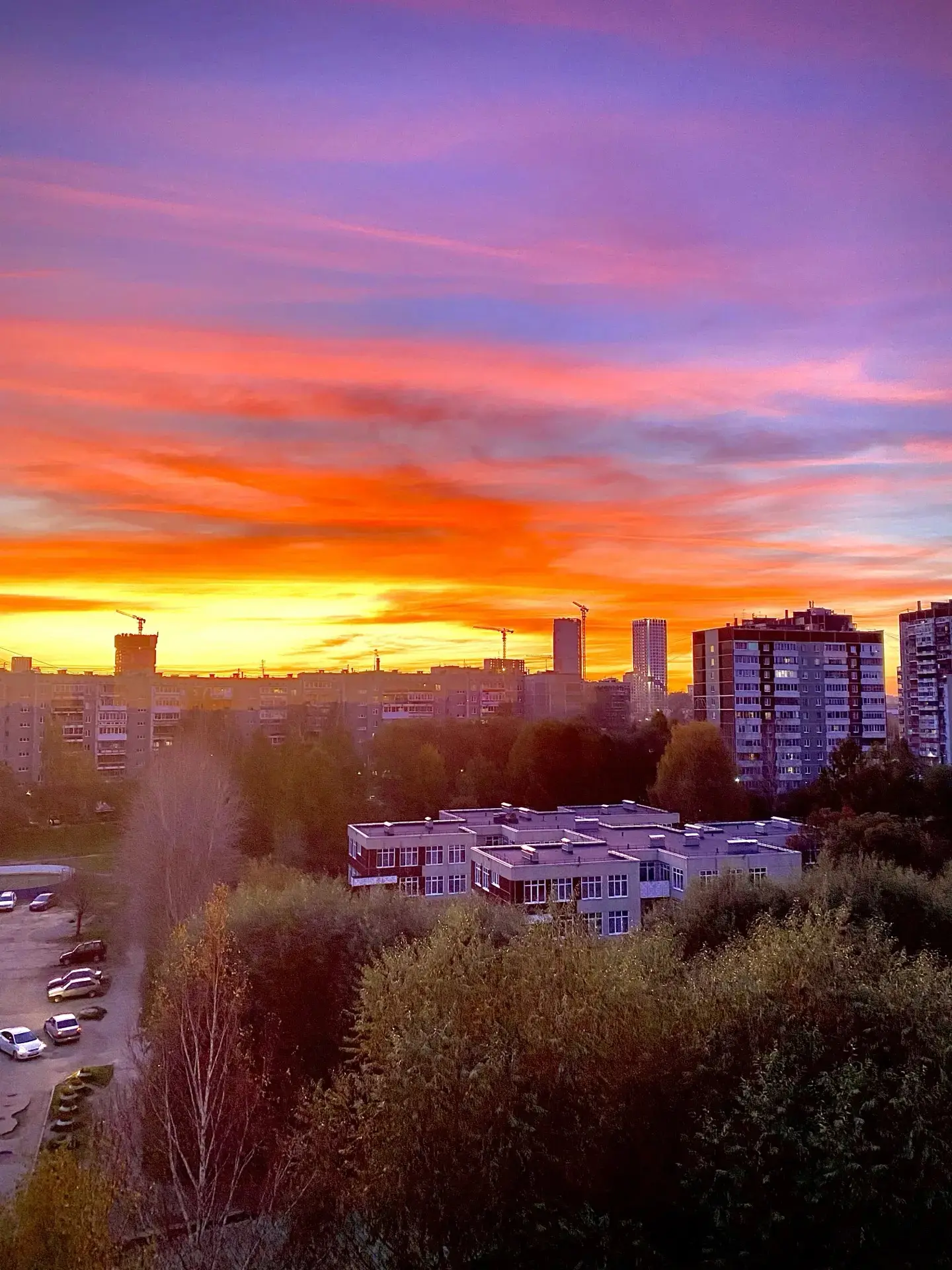 Вот такой закат