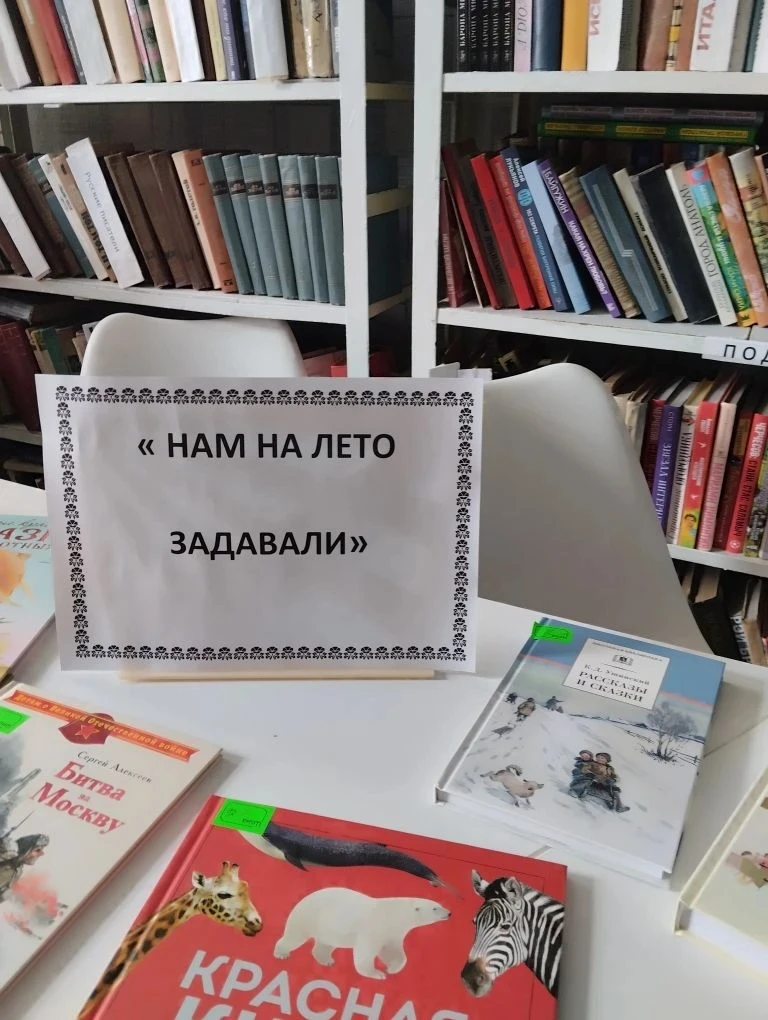 В рамках программы летнего чтения "Нам на лето задавали" в Колядовской библиотеке -фили...