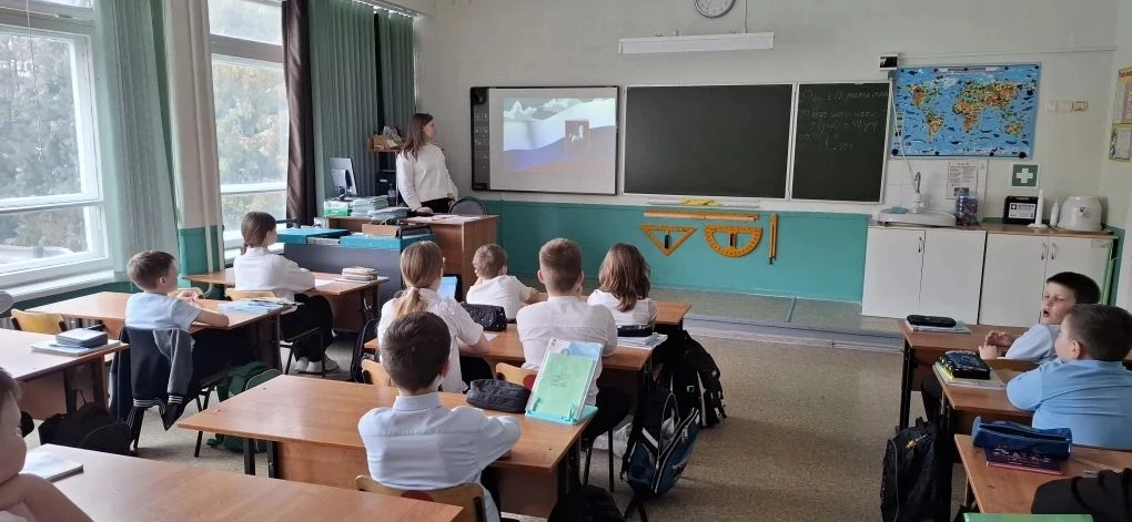 Сегодня в нашей школе произошло важное и познавательное событие! Советник директора по воспитанию Са
