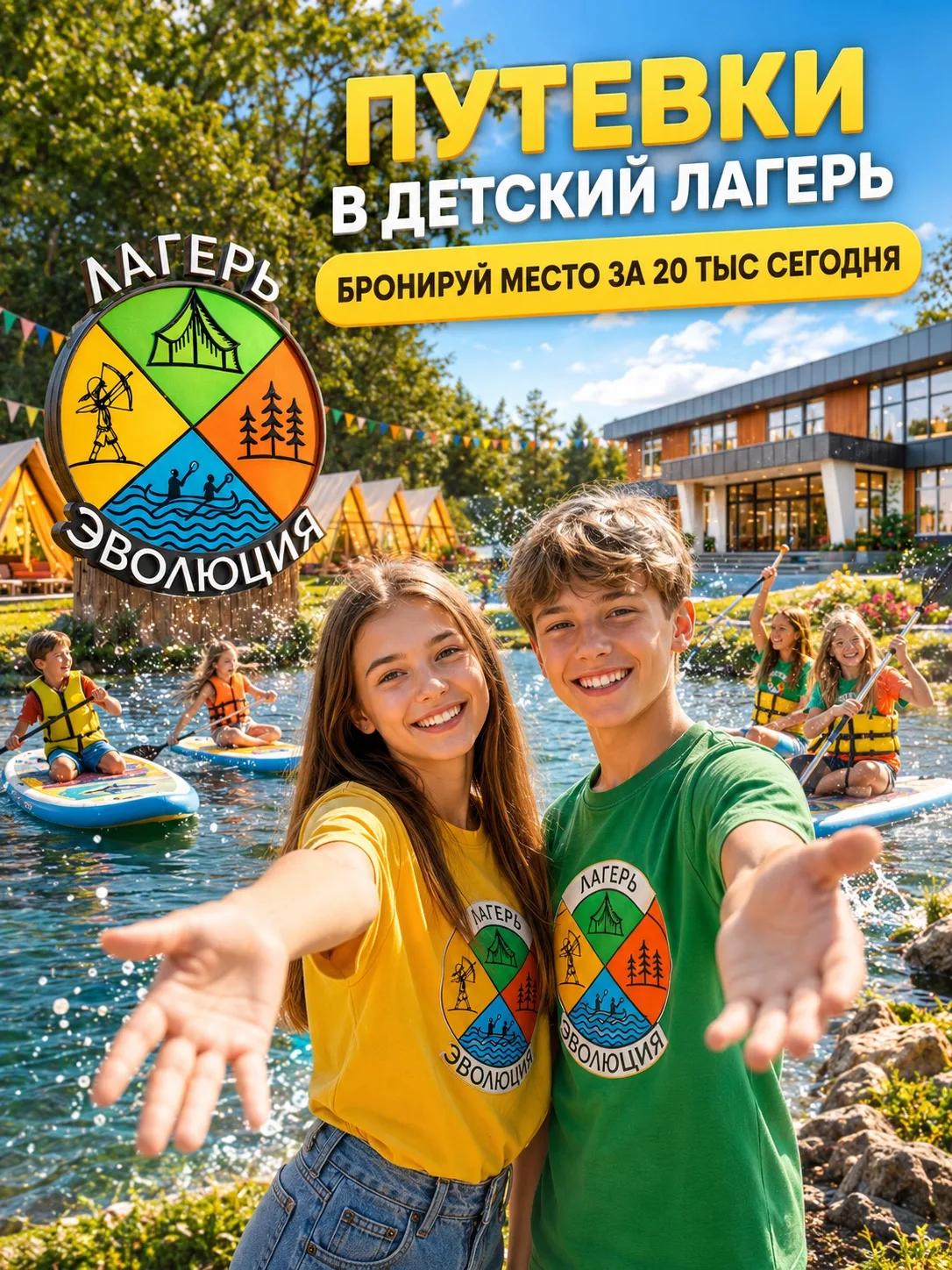 ЗАБРОНИРУЙТЕ ПУТЁВКУ ВСЕГО 
ЗА 20 000 РУБ!

Остальную сумму можно оплатить позже — за 30 дней до зае