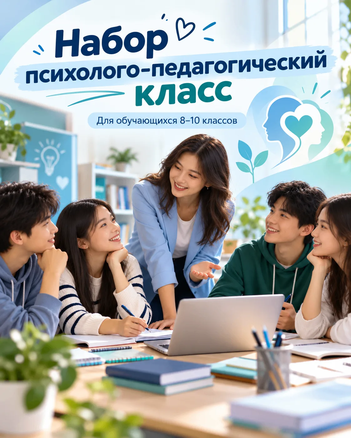 📚 Открыт набор в психолого-педагогический класс!