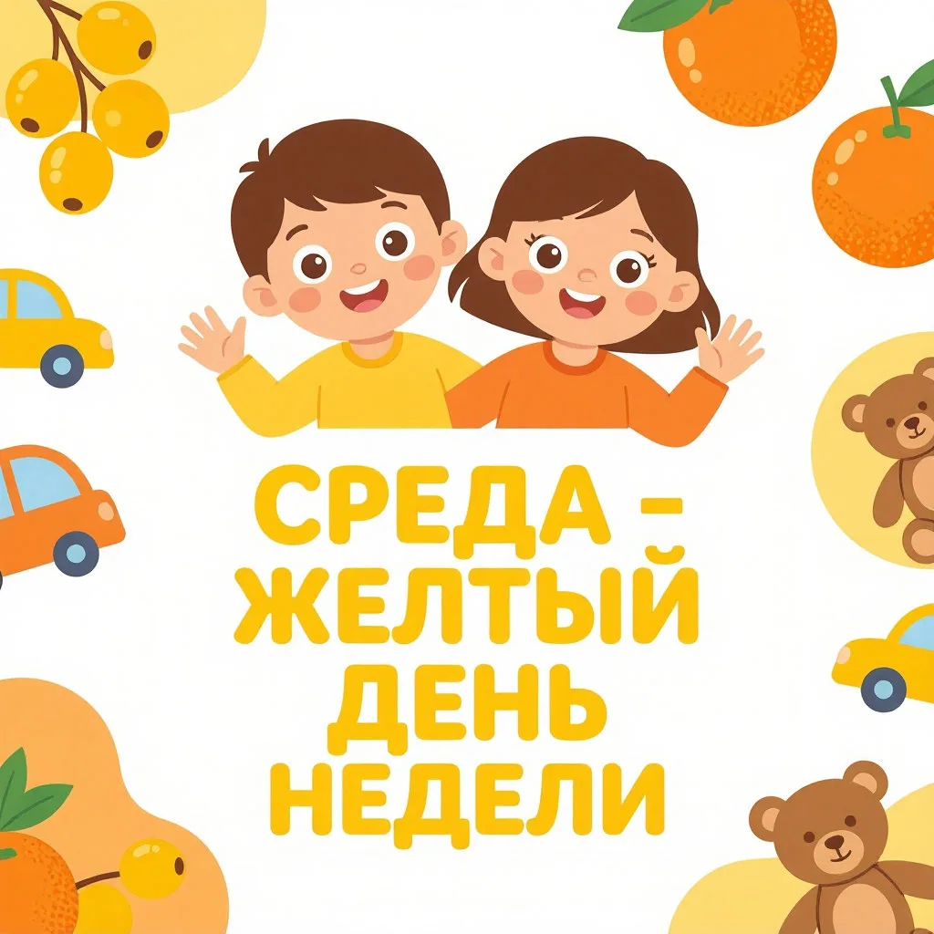 Сегодня в нашем детском саду третий день "Цветной недели", и он посвящён солнечному жёлтому и теплом