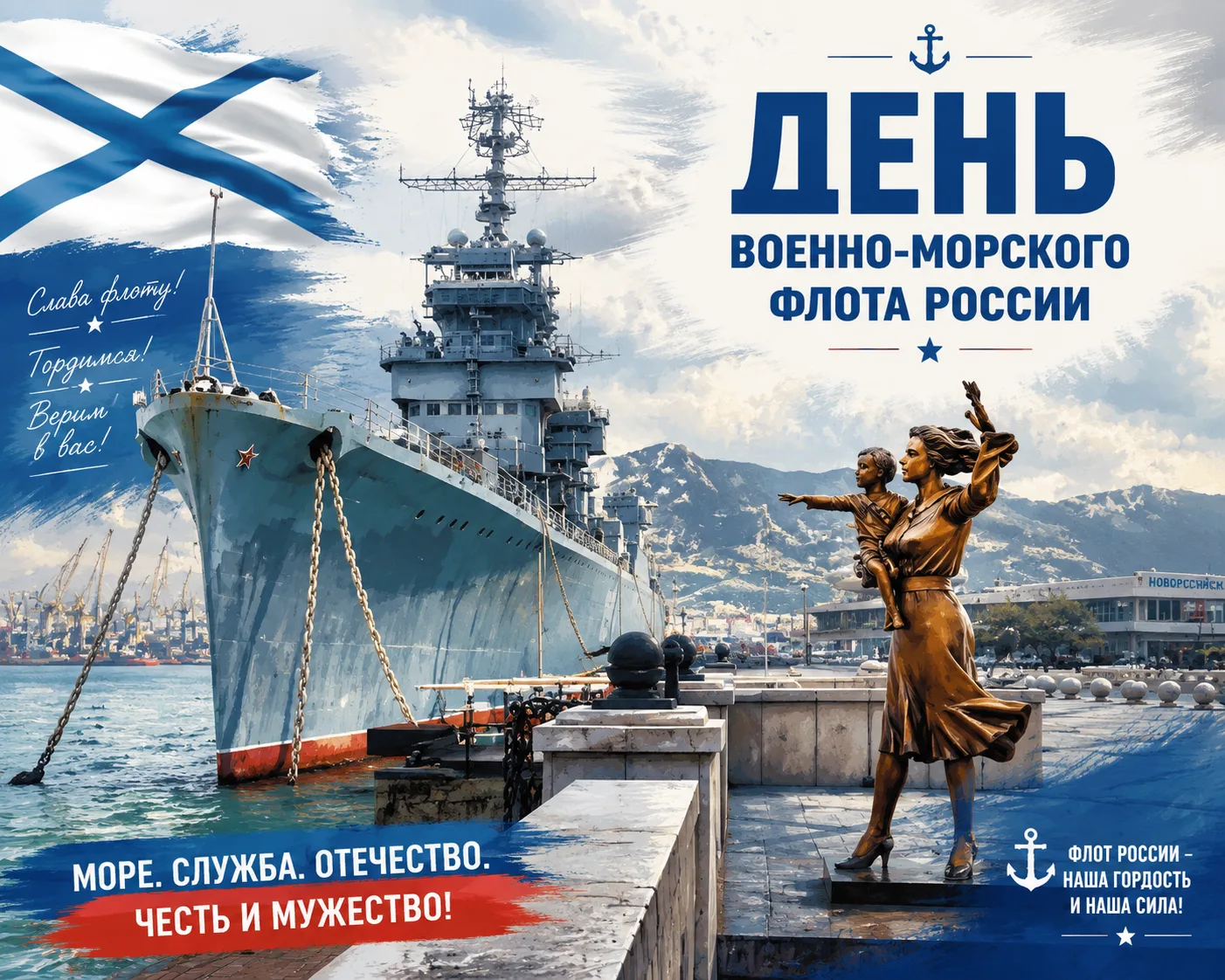 🎉 Поздравляем с Днём Военно‑Морского Флота России! 🎉

От лица Управляющего совета школы № 648 хоти