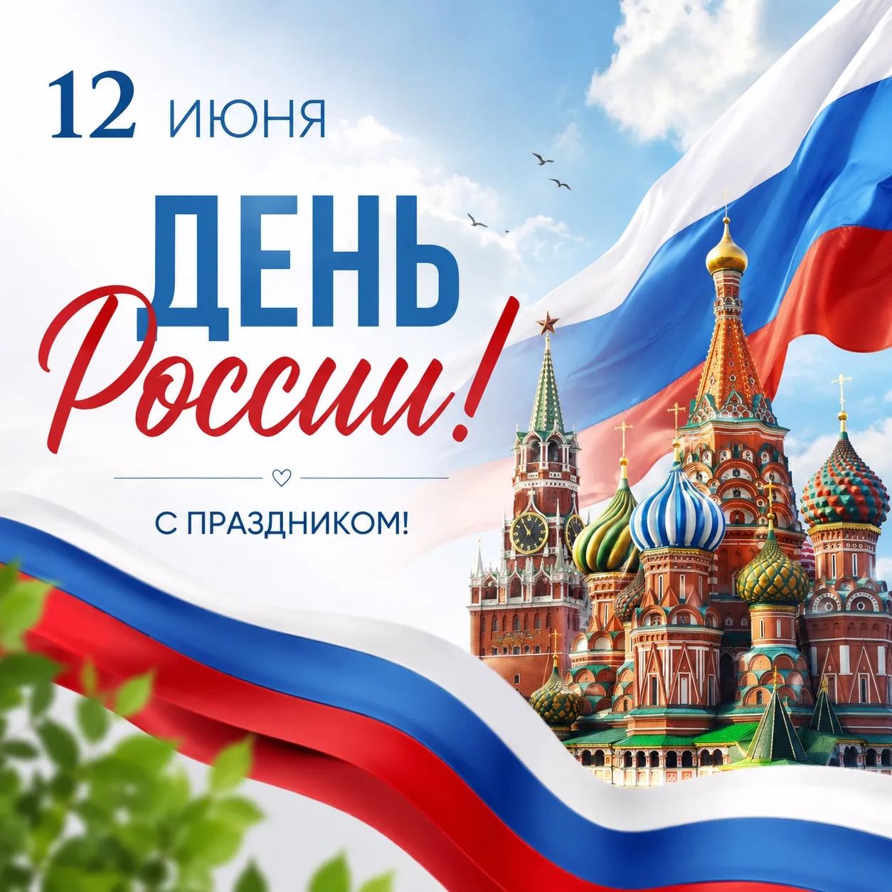 🇷🇺С Днём России!

12 июня — праздник, который объединяет всех нас любовью к своей стране, уважение