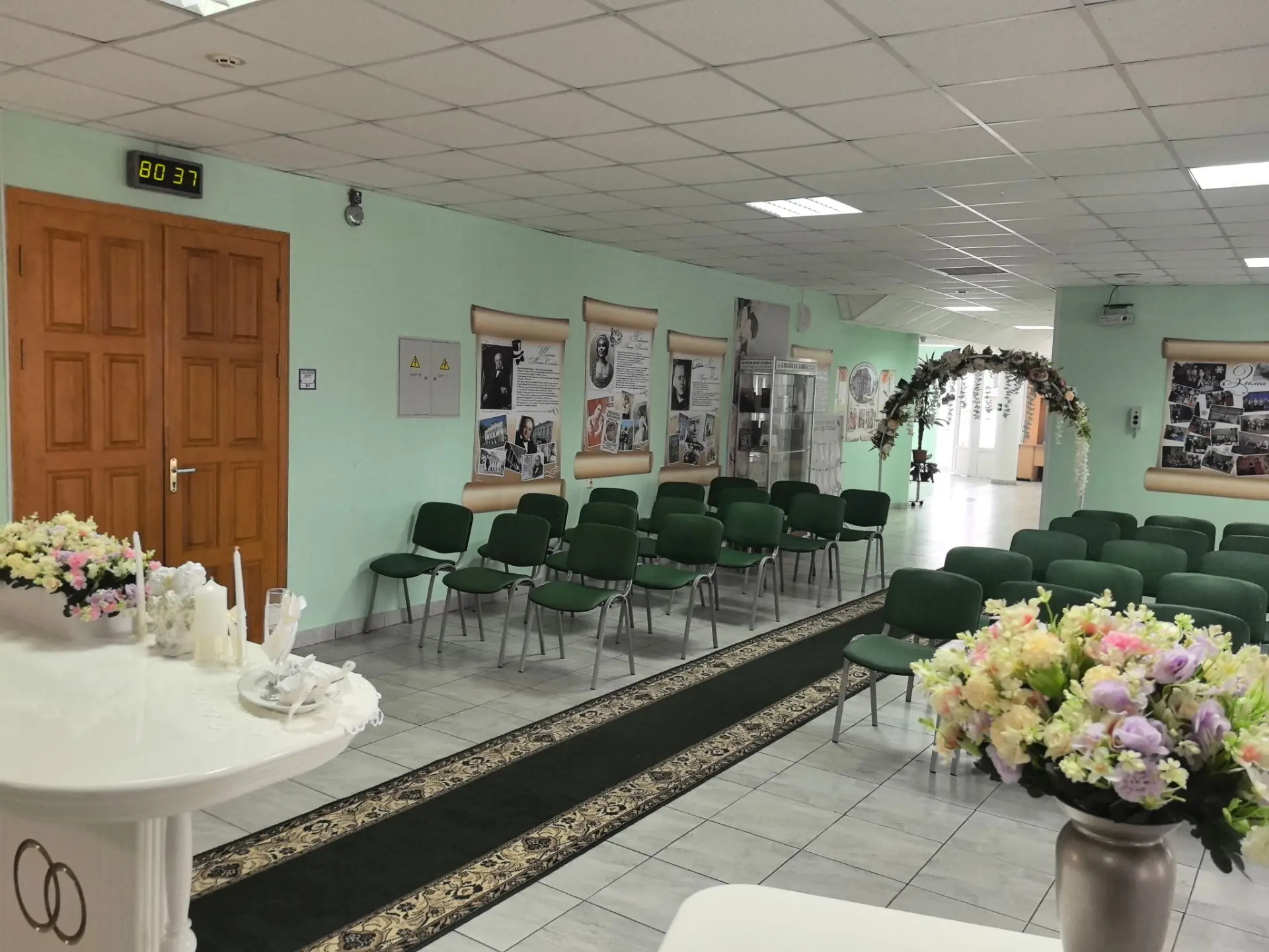 У нас оформлен новый зал для молодожёнов🌸💞💕💓