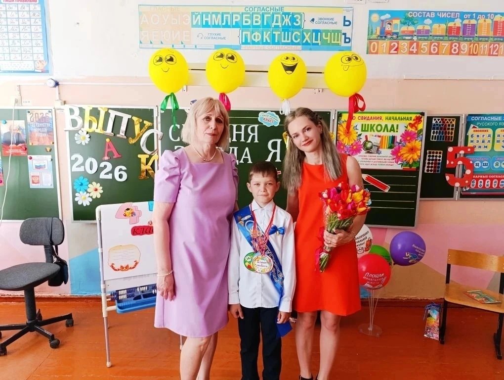Сегодня у нас прошёл выпускной в 4 классе!