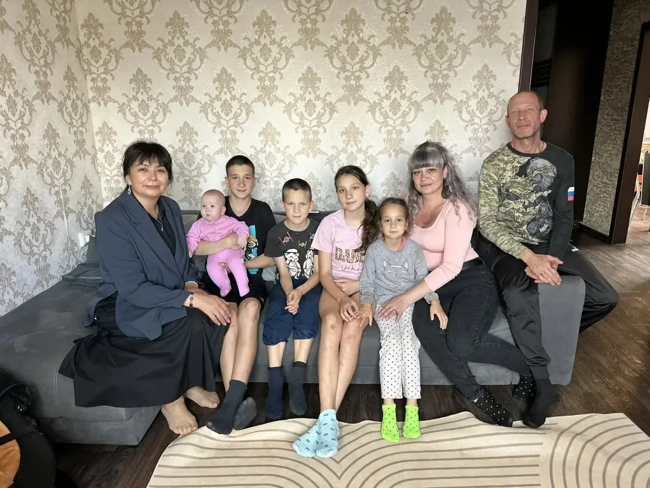 Побывала в гостях у семьи Гришиных Александра Викторовича и Марии Равильевны. Семья бол...