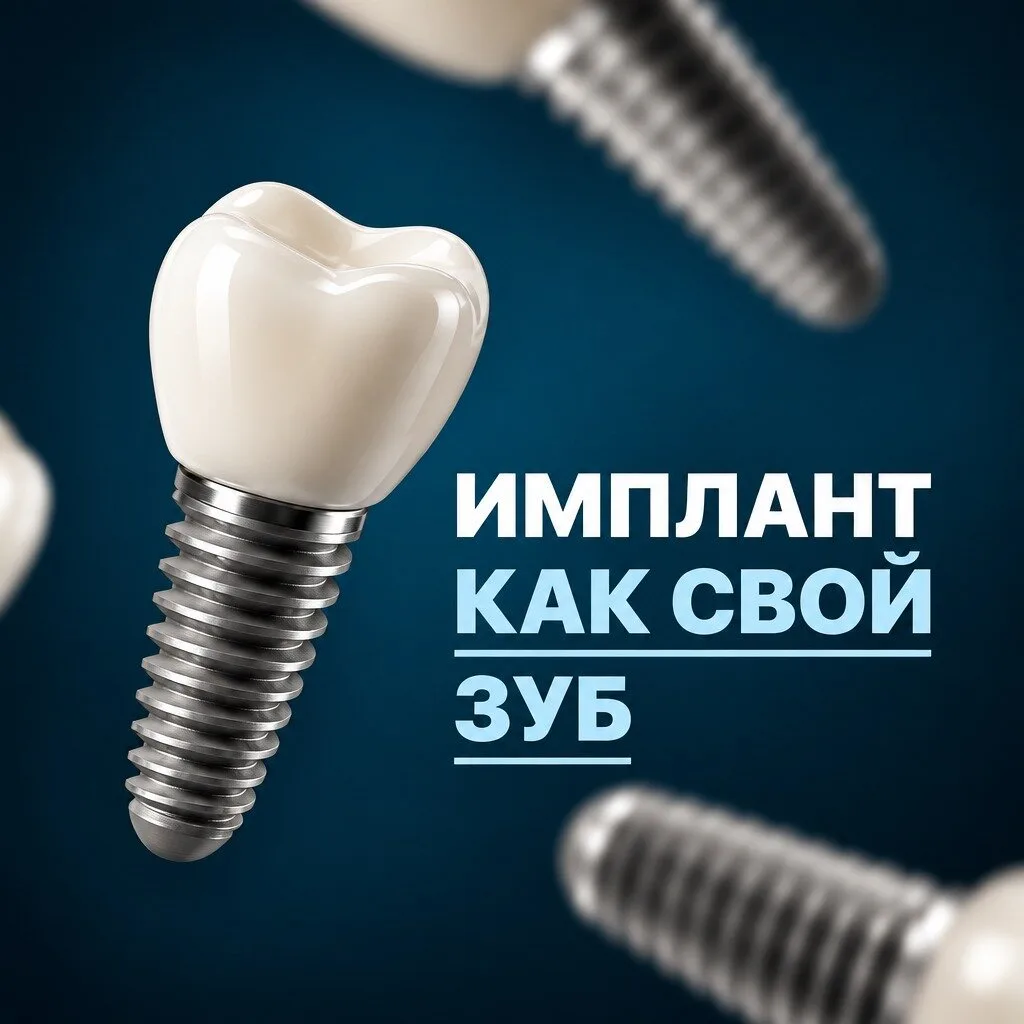 Имплантация зубов! 2 импланта по цене 1! От 13 900 р